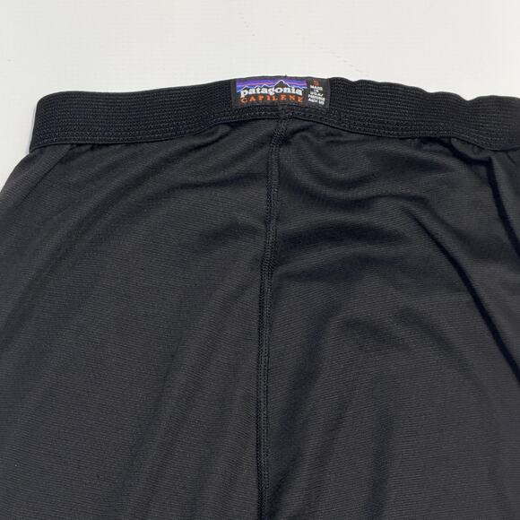 Vintage Patagonia Base Layer Pants Womens Small Black Capilene Made in USA 90s - Picture 11 of 11